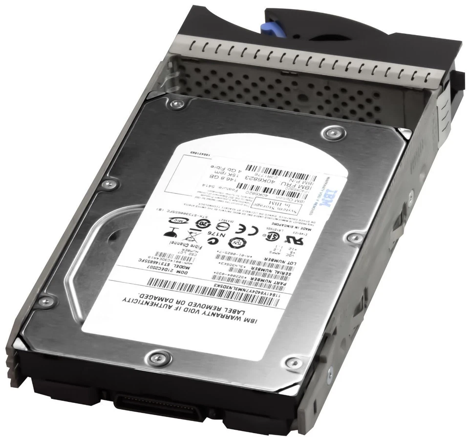 Hard Drive IBM 40K6823 23R1776 146GB 15000U/Min 16MB FC ST3146855FC 3.5 " Inch - Image 3 of 3
