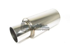 Greddy 3 Universal Revolution Rs Exhaust Muffler 160mm Round 115mm Tip New Greddy 3 Universal Revolution Rs Exhaust Muffler 160mm Round 115mm Tip New