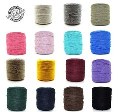 2-3-5 mm * 25 colours * Cotton Single Twisted Cord Craft Macrame String Artisan