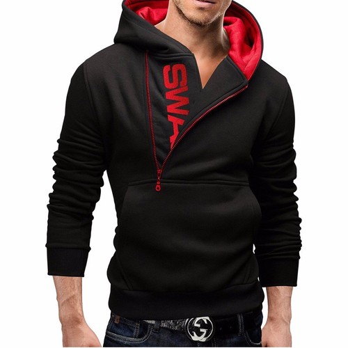Stylish Men's Slim Warm Hooded 