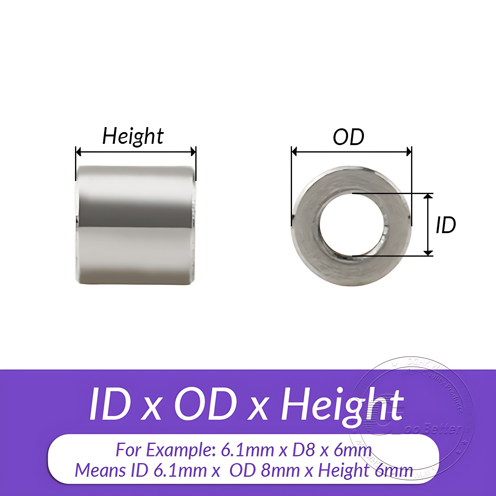 Stainless Steel Spacer - Standoff Collar Stand Off Spacers M2.5 M3 M4 M5 M6-M13