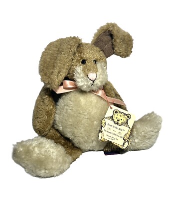 Boyds Bears In The Attic Flatties Edina Bunny Rabbit Brown Plush Animal ...