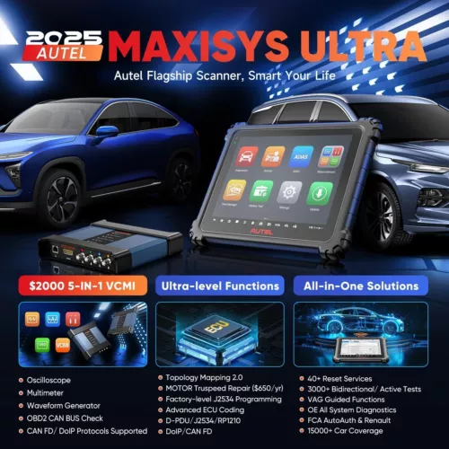 Autel MaxiSys Ultra Automotive Diagnostic Tool 5-in-1 VCMI Coding Programming - Bild 2 von 18