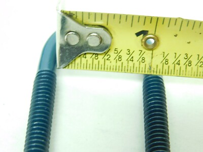 1/2-13 X 6-3/4″ U-Bolt – Blue BTF Coated Steel For 6″ Pipe (Open Box)