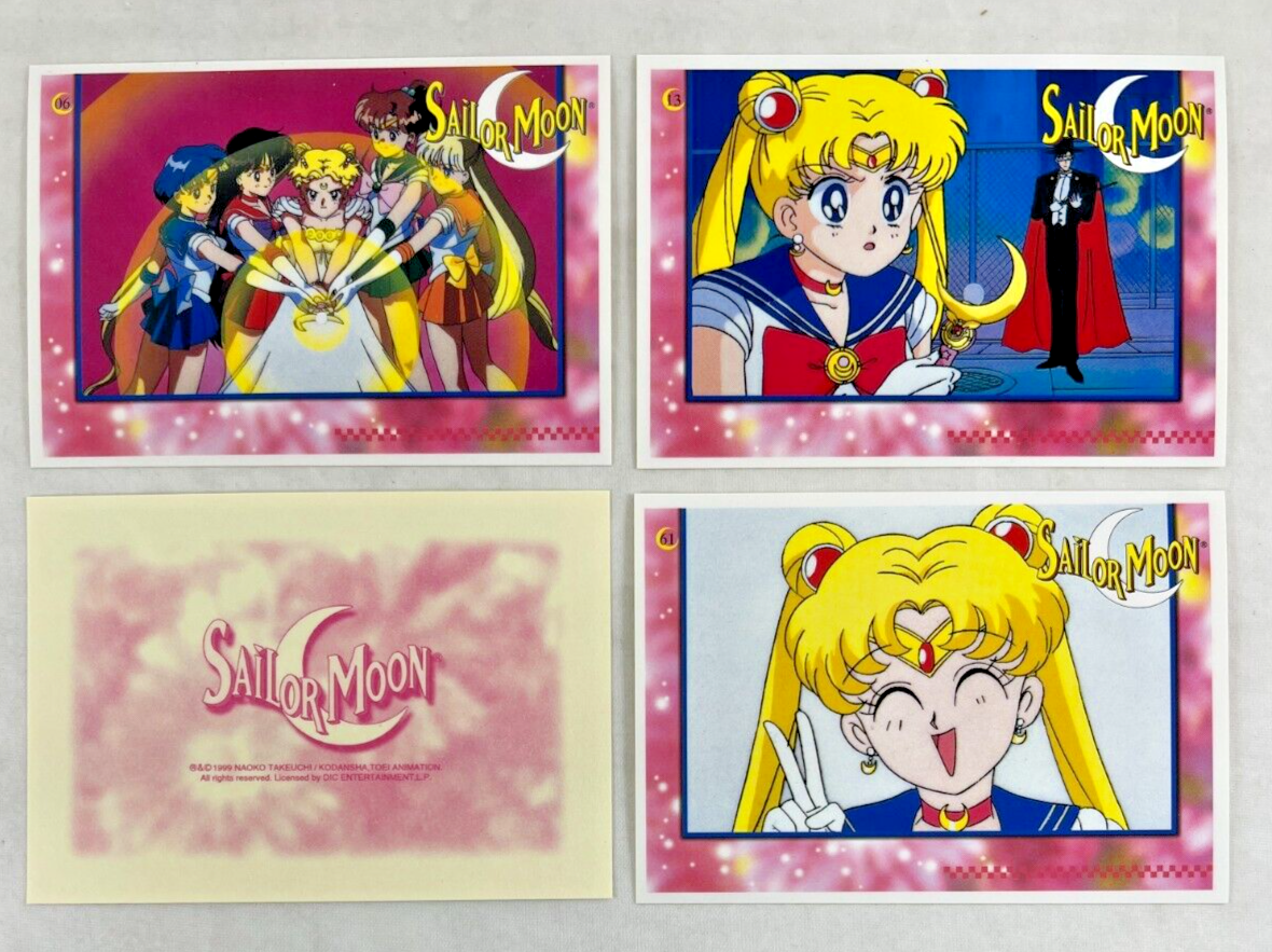 SAILOR MOON TRADING STICKERS SERIES 2 Artbox 1999 Complete Set of 72 w 12 PRISMS - Picture 2 of 5