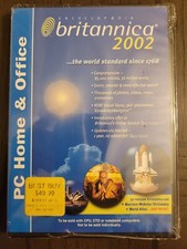 Encyclopedia Britannica 2002 Deluxe Edition CD Windows Version 3-Disc Set NEW