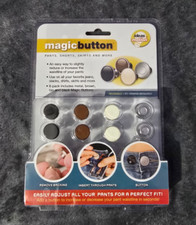 2packs Magic Button Adds Or Reduces An Inch To Any Pants Waist Clothes Adjuster