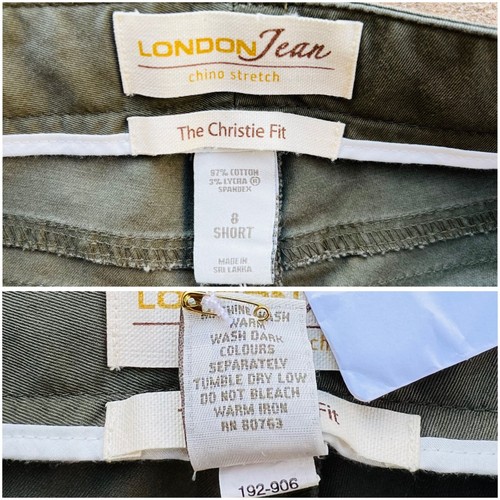 Y2K LondonJean Olive Green Chino Pants - Picture 5 of 6