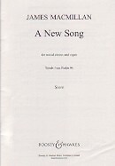 NEW SONG MACMILLAN SATB ORGAN