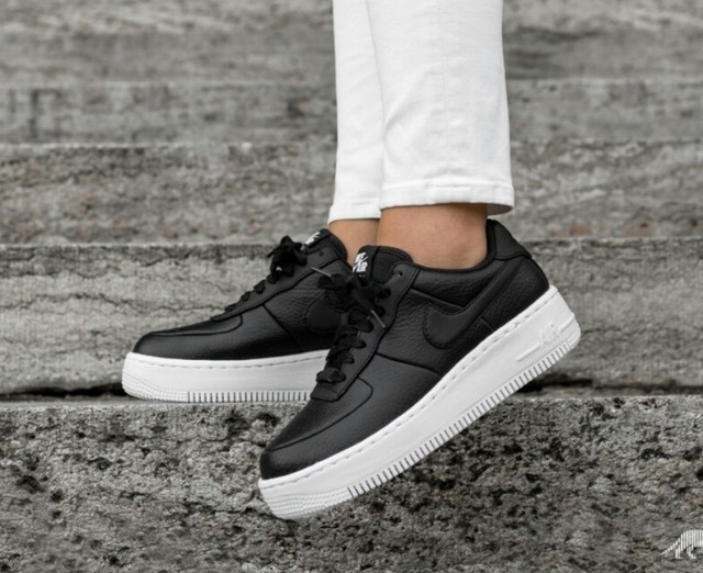 black platform air force 1