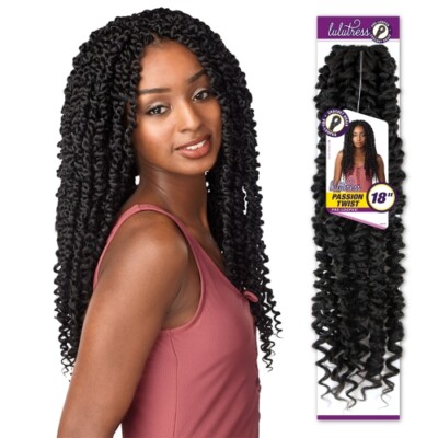 Passion Twist 18  (LULUTRESS) Bomb Twist Spring Twist  Crochet Color 1B