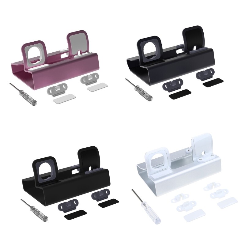 3-in-1 Desktop Stable Bracket Phone Stand with PD Fast Charging Cable Support