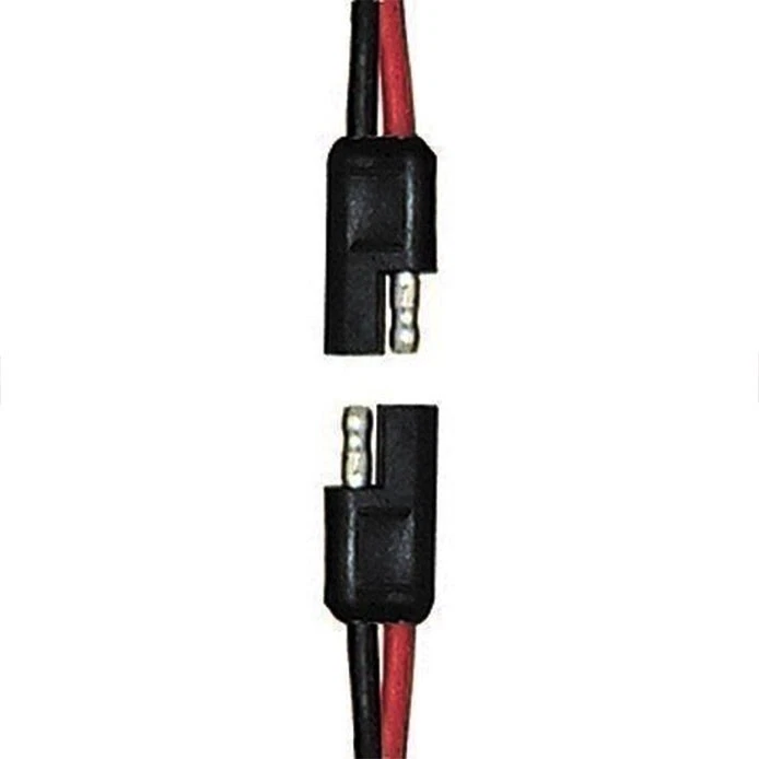 10 Pack 12 Gauge 12" Quick Disconnect Polarized Inline Power Cable Wire Harness - Image 3 of 4