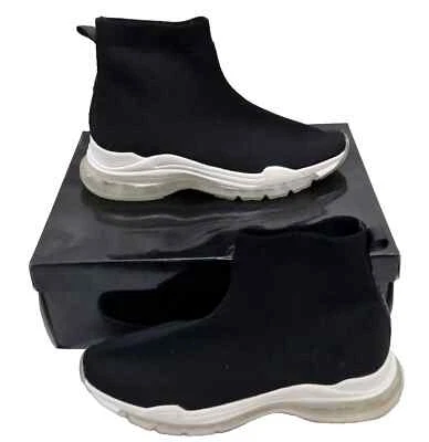 KURT GEIGER Womens Lovely Laurel Stunning Black Trainer Shoe Fabric MRRP £99