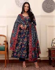 Women Party Wear Kurta Pant Dupatta Set Indian Pakistani Salwar Kameez Kurti Set