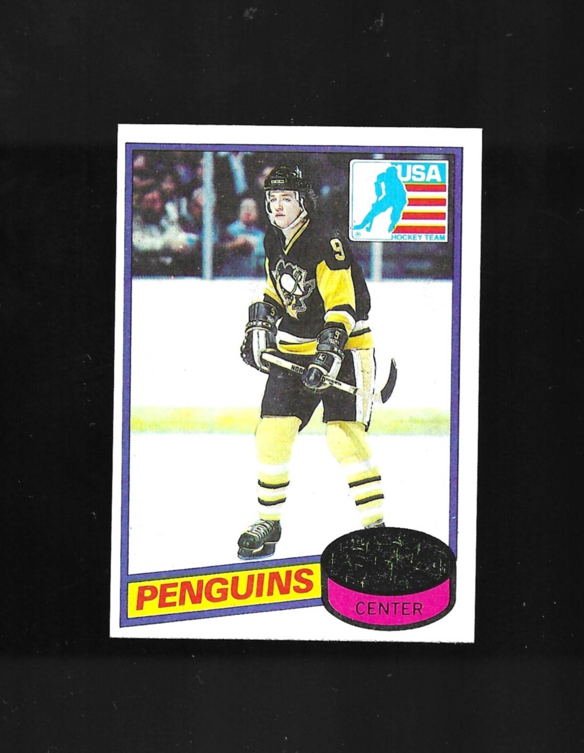 1980-81 Topps ROOKIE RC # 69 MARK JOHNSON 1980 OLYMPICS/PITTSBURGH UNSCRATCHED!