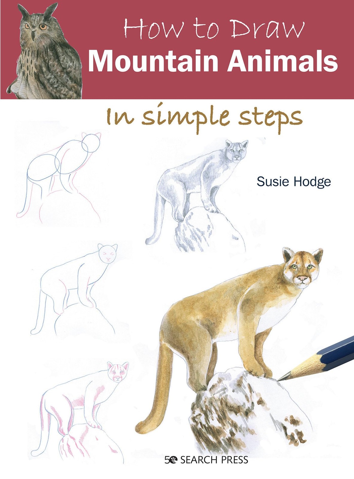 How to Draw: Mountain Animals: in simple steps By Susie Hodge - Image 4