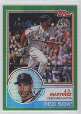2018 Topps Silver Pack 1983 Design Chrome Green 87/99 JD Martinez #114 04cw