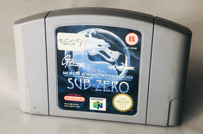 Videospiel Sub Zero Mortal Kombat nur Kart N64 Nintendo 64
