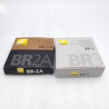  Unused in BOX  Nikon BR2a and BR3 Macro Adapter Rings From JAPAN