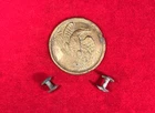 ORIG CIVIL WAR US EAGLE BRASS BREAST PLATE / CUFF BUTTONS / DUG GETTYSBURG