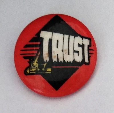 Badge  vintage TRUST  1980's - Photo 1/2