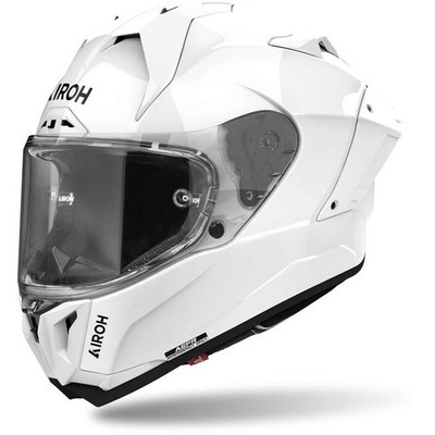 Men's Airoh GP 800 COLOR White Glossy Motorcycle Road Track Racing Sport Helmet