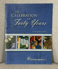 Celebration Of 40 YEARS WICHELT Cross Stitch Book Mirabilia Jim Shore Mill Hill