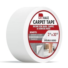 Carpet Tape, Double Sided Tape for Area Rugs, Non Slip Rug 2-Inch x 30 Yards