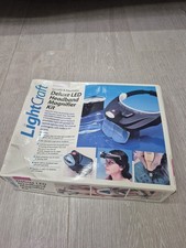 Magnifying Glass Headset Headband Magnifier w/ LED Light for Jewelers Crafts