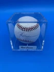 Rod Carew Autographed Rawlings Major League Baseball w/ Case & Sticker