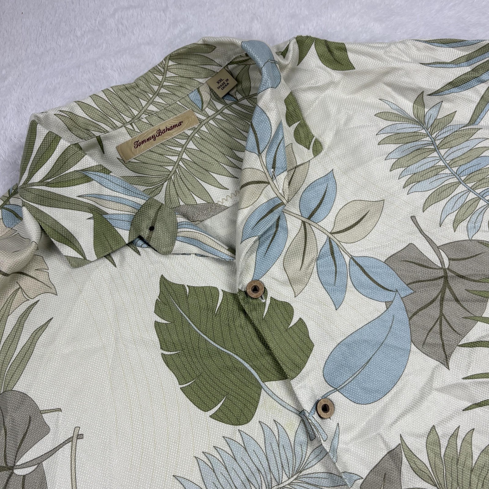 Tommy Bahama Shirt Mens 2XL Multicolor Short Sleeve Button-Up Hawaiian Relaxed