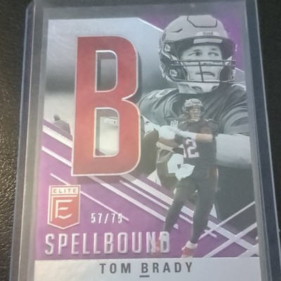 Panini 2021 Elite Spellbound Insert /75 Tom Brady Buccaneers S-B 57/75