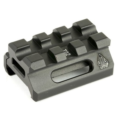 Leapers UTG Super Slim 3-Slot .5'' High Picatinny Riser Mount - MT-RSX5S