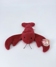 Ty Beanie Babies Pinchers Lobster 1993 Red Plush Style 4026 w/ Tag Vintage