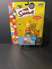 2000 The Simpsons - Bart Simpson - Playmates Interactive - 4" Tall - B2