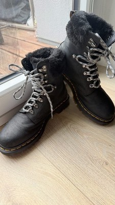 Dr. Martens 1460 Stiefeletten Kunstpelzfutter Serena-Kragen