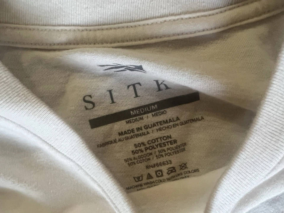 Camiseta SITKA Gear Para Hombre Todos los Días Algodón Manga Corta Icono M Mediana Caza Foto 4 de 4