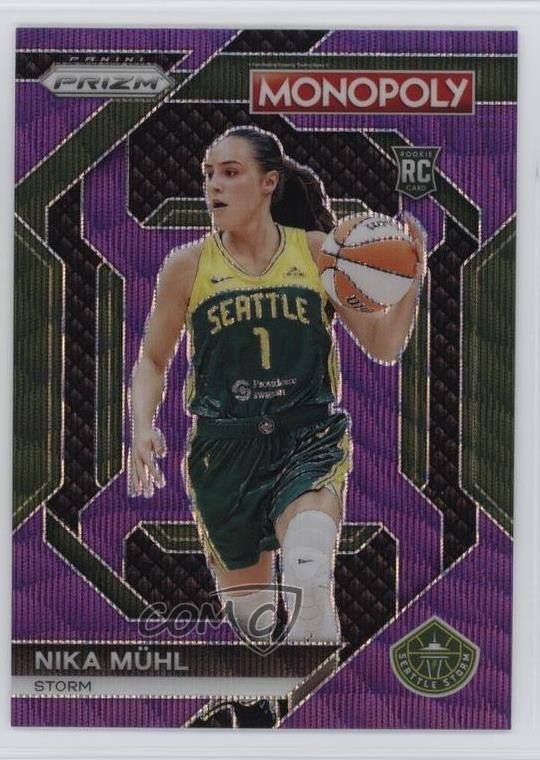 2024 Panini Prizm Monopoly WNBA Skills Purple Wave Nika Muhl Mühl #WNBA26 02lc