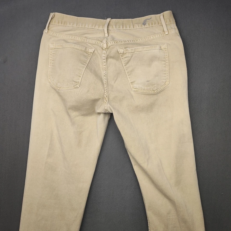 Earnest Swen Pants Mens 33x32 Brown Fulton Twill Button Fly 5 Pocket School - Image 4 of 4