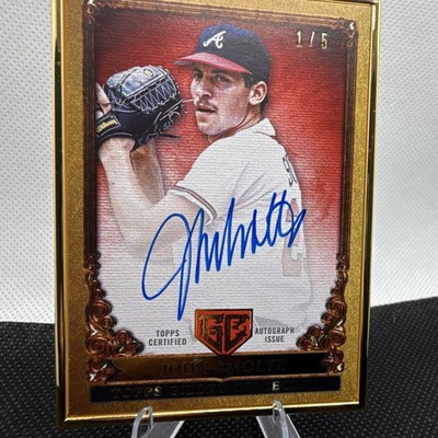 2023 Topps Gilded Collection Gallery of Gold Ruby John Smoltz #GOG-JS 1/5