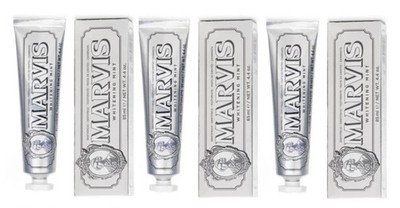 MARVIS Toothpaste Whitening Mint net wt 4,4 oz /85 ml, Pack of 3 Free Shipping