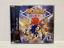 Sonic Shuffle Sega Dreamcast 2000 Complete in Box with Manual Tested Working
