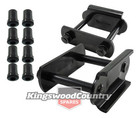 <!--F#f_0-->Holden Leaf Spring Shackle +Bush Kit HQ HJ HX HZ WB Ute Van 1-Ton x2 rear hanger<!--F/-->