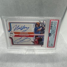 PSA 9 2025 Topps Pro Debut Nick Kurtz Chase Burns Dual Autographs /25 #PDD-KB