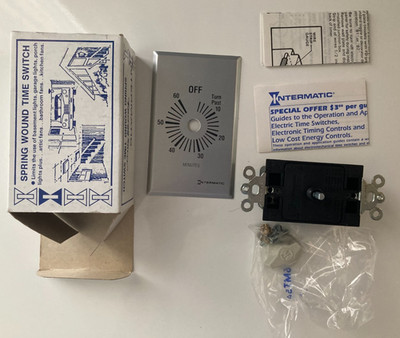 Intermatic FF60M Spring Wound 60 Minute Timer - NEW OPEN BOX