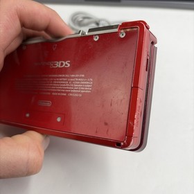 Nintendo 3DS System - Red Region USA, Charger US Model READ!
