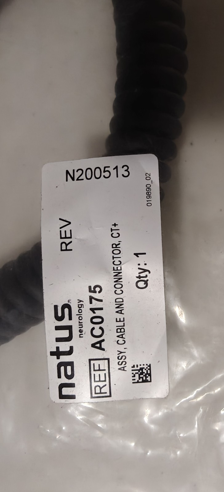 Natus AC0175 Doppler Cable For Nicloet Carefusion Imex Dopplers