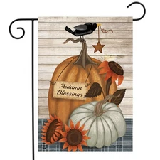 Briarwood Lane Rustic Autumn Blessings Garden Flag