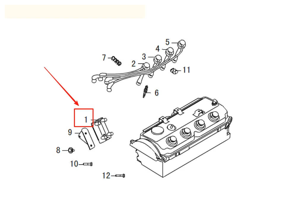 Distributors Fit for Great Wall X240 V240 Steed GW4G69-S4N SMW250510 - Image 3 of 4